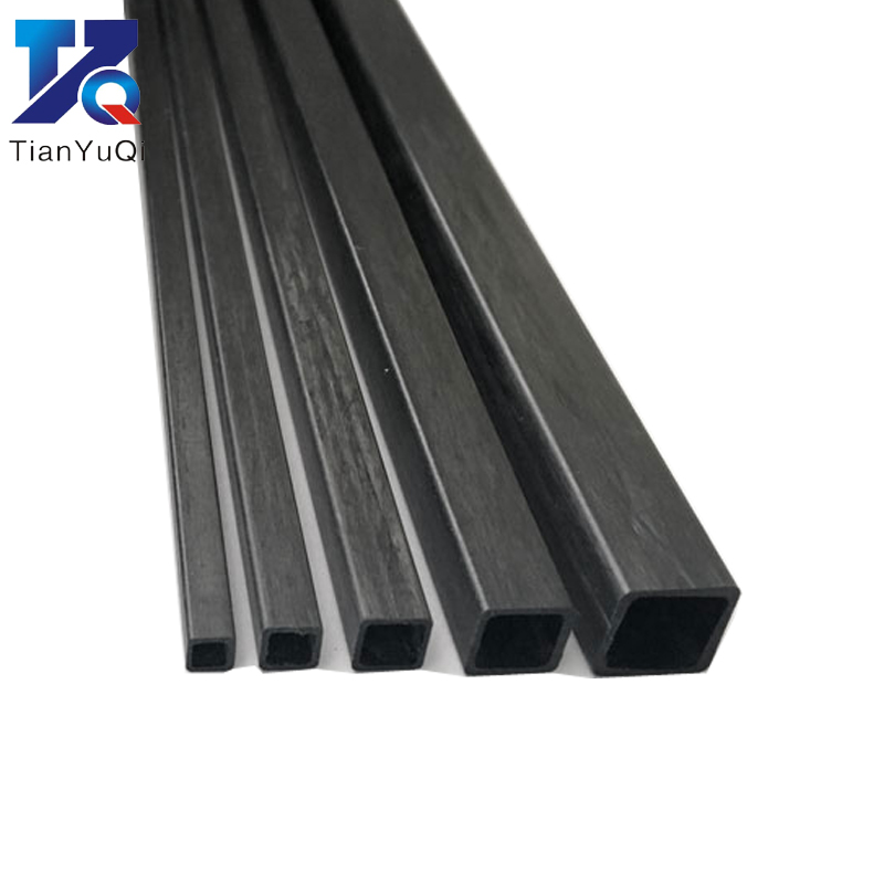 4pcs carbon fiber square tube 3mm 4mm 5mm 6mm 8mm 10mm (length 500mm) square tube / carbon fiber square rod / carbon square tube