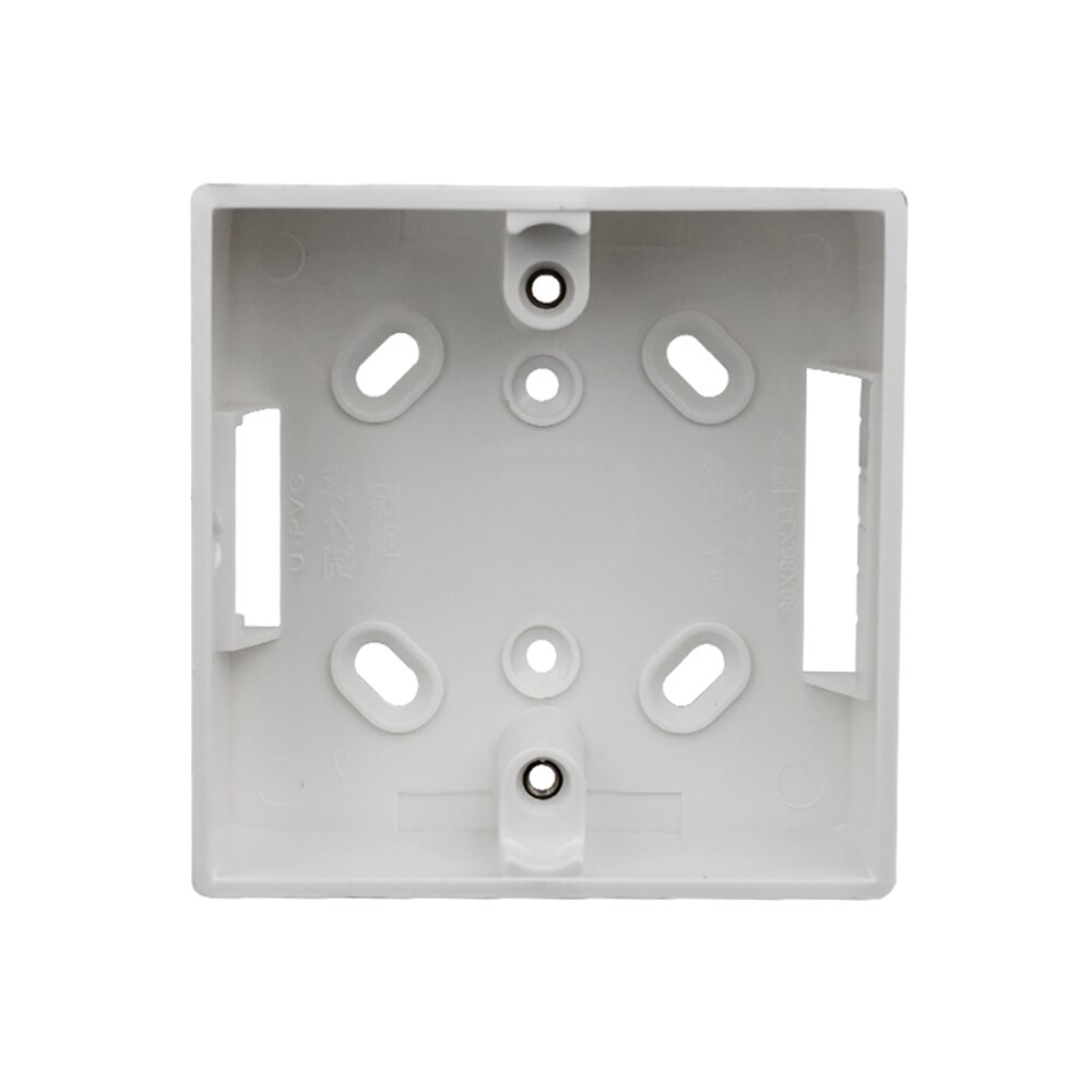 86 Bottom Box Wall Switch Socket Dark Box White Type Switch Socket Base Outfit Junction Box Surface Mount