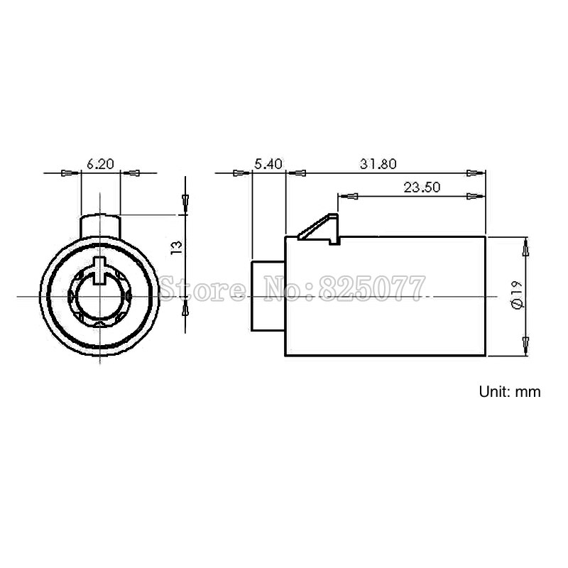 1PCS Universal Replacement Plug Lock for Snack/Soda Vending Machine with Key JF1333