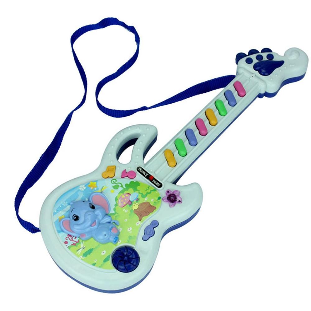 Elektrisk guitar legetøj musikalsk spil barn dreng pige lille barn lærer udviklingsmæssigt elektron legetøj uddannelse fødselsdag
