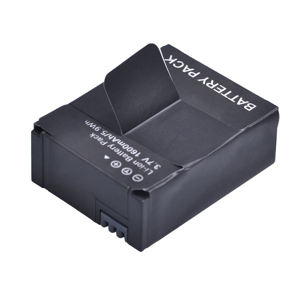 2 uds. De AHDBT-301 de 1600mAh para GoPro Hero 3, batería para cámara GoPro Hero3 Hero 3 +, edición plata HD, color blanco y negro