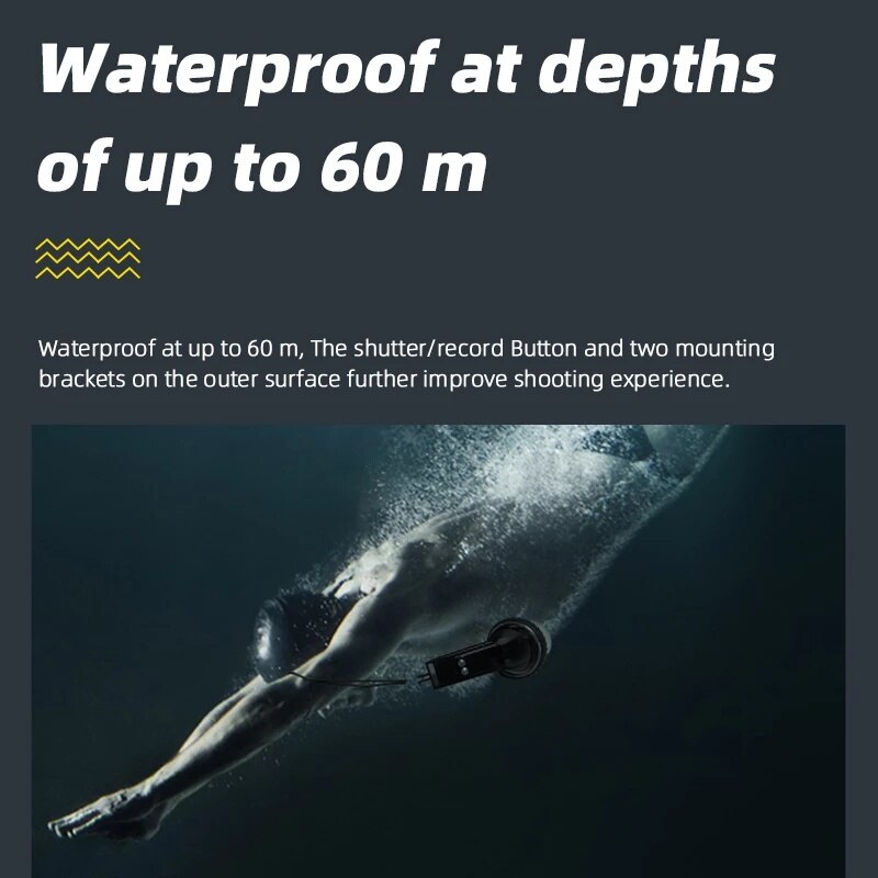 Schutzhülle für gimbal-kamera , 60m gehäuse, wasserdicht, zum schwimmen und surfen, für dji pocket 2