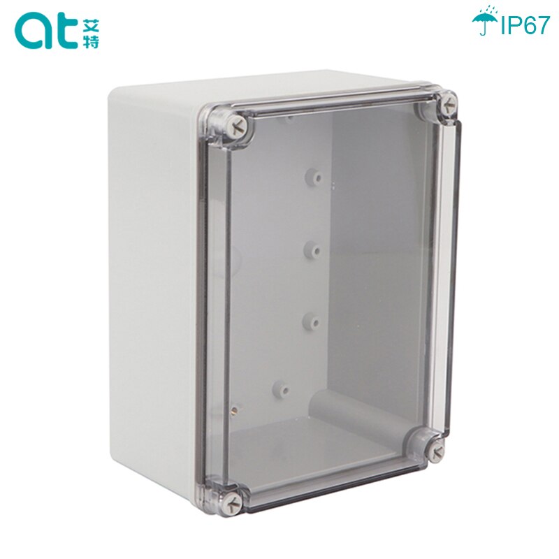 IP67 Transparent Lid Junction Box Waterproof Plastic Enclosure Box Electronic Project Instrument Case ABS Outdoor Housing: 200 x 150 x 100 mm