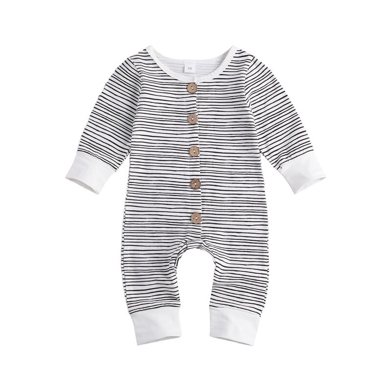 Baby Kleding Set Streep Ronde Hals Lange Mouwen Top En Broek Tweedelig Pak Pasgeboren Jongens Meisjes Outfits baby Casual Lente: 18-24M