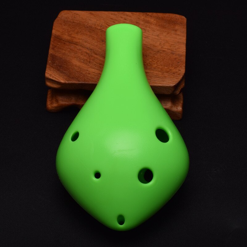 4 colores 6 agujeros Alto C Ocarina ABS plástico Mini instrumento Musical para de principiante Ocarinas para accesorios de música