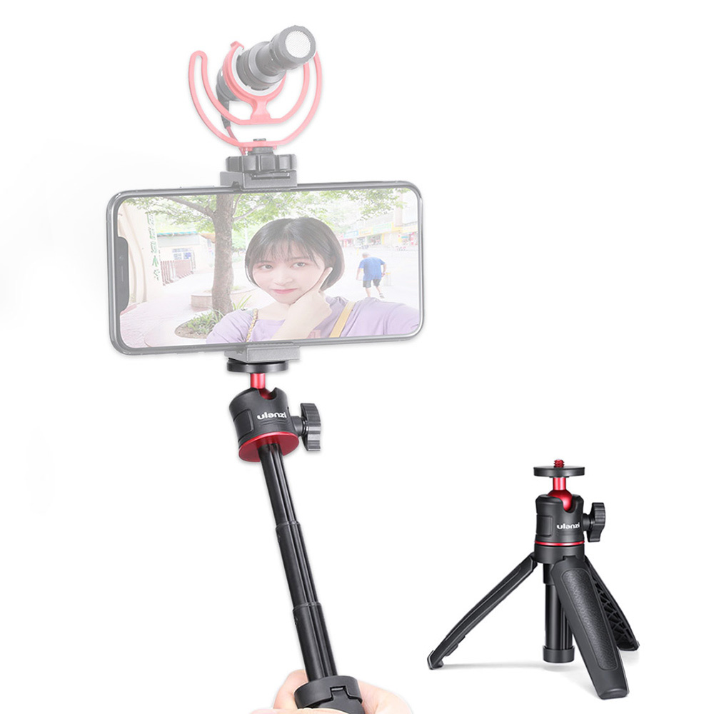 Ulanzi MT-08 Mini Uitschuifbare Desktop Statief Handheld Fotografie Beugel Stand Met Balhoofd Voor Selfie Vlogging Smartphone