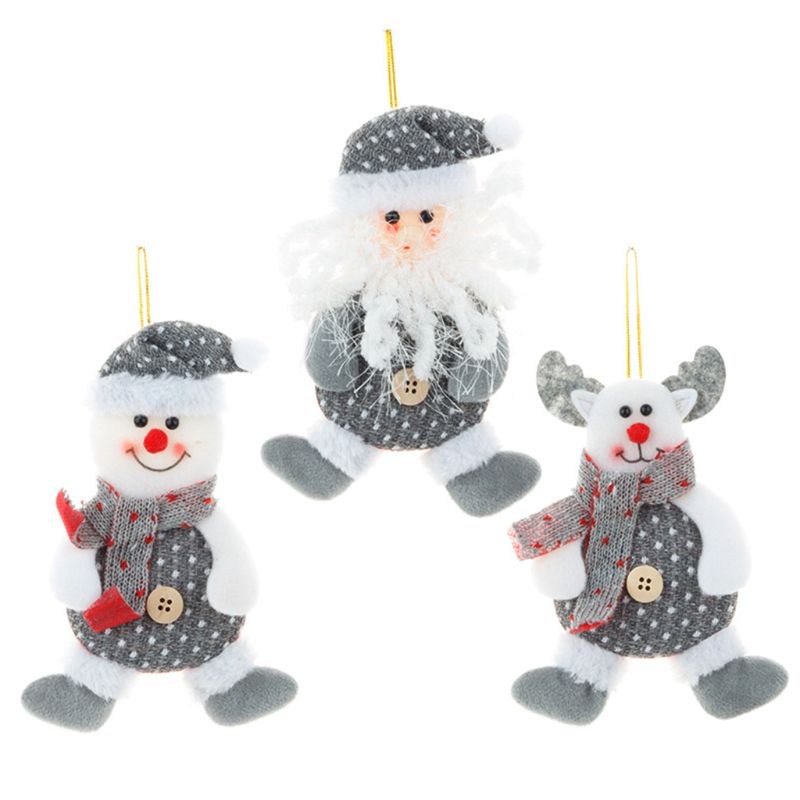 4pcs Cute Feather Angel Doll Toy Hanging Christmas Tree Ornament Party Home Decoration: E 3PCS