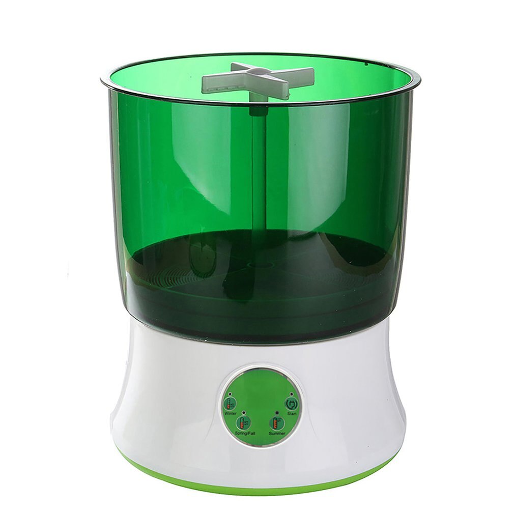 Digital Home DIY Bean Sprouts Maker 2 Layer Automatic Electric Germinator Seed Vegetable Seedling Growth Bucket Biolomix: Default Title