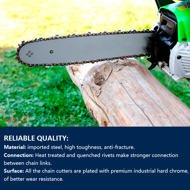 1pc 10/12/14/16/18 Inch Chainsaw Chain 3/8 Pitch Saw Chain 40/45/52/56/59/64 Drive Links For Electric Chainsaw Spare Parts