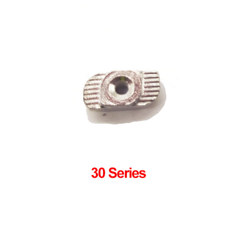10 teile/los M3 M4 M5 M6 M8 Gewinde T Mutter EU Standard In T-Slot Carbon Stahl für 3030 4040 4545 serie Aluminium Profile: M6 / 30 series