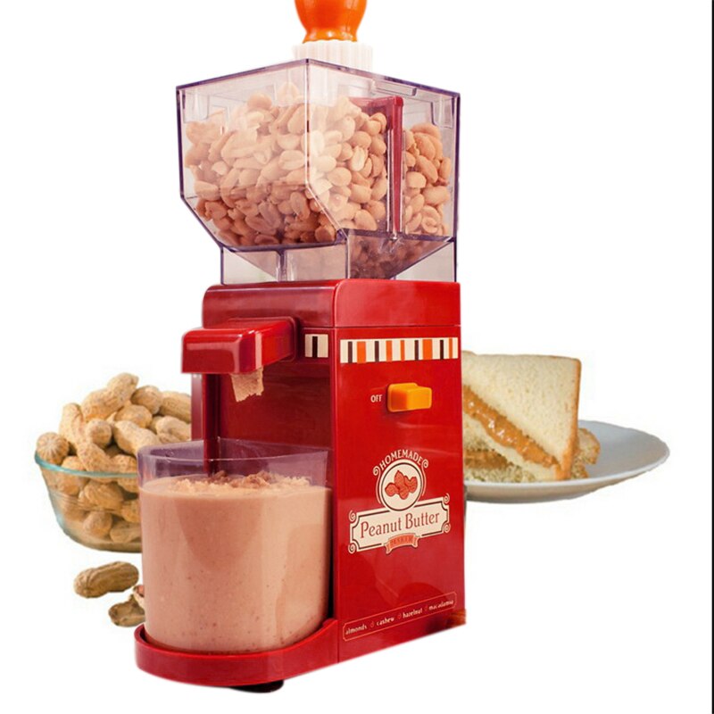 Electric Peanut Butter Maker 500ML Grinding Mechanism Food Processor for Peanut Butter Maker Coffee Grinder: AC220V European
