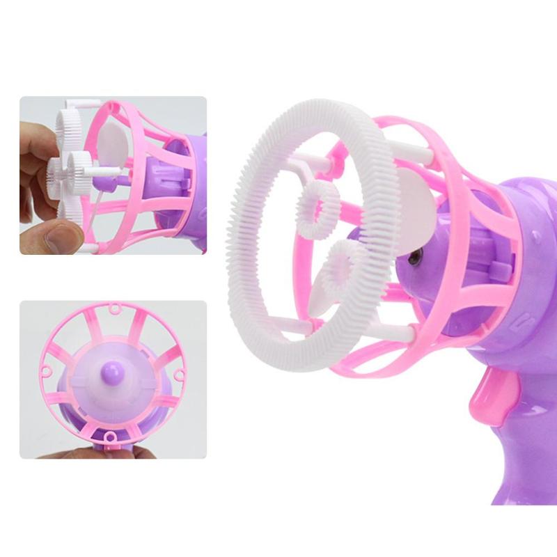 Estate Bolla Elettrica Ventilatore Macchina Bambini di Plastica Automatico Creatore di Bolla Pistola Per Bambini Da Sposa Divertente Mini Bolle Fare Ventilatore