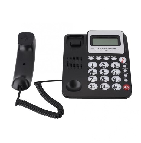 Telefoon, thuiskantoor, vaste lijn, stand-alone, nummerherkenning, zonder batterij, vaste telefoon, multi