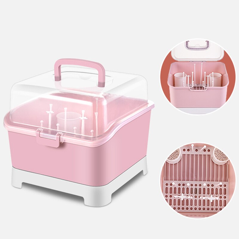Baby Bottle Cleaning Dry Rack Portable Baby Bottle... – Grandado