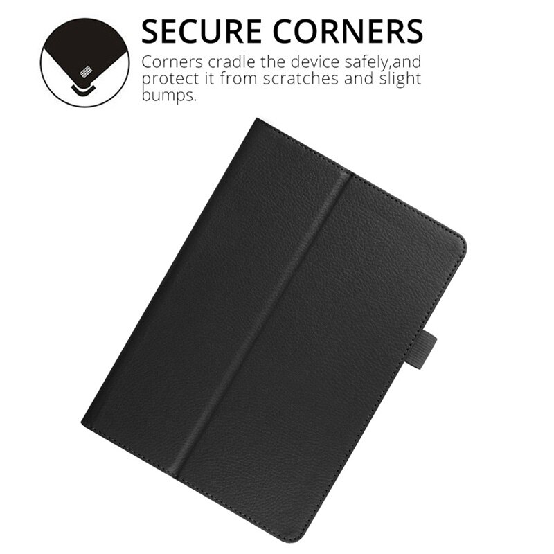 Litchee flip matte caso de couro do plutônio para samsung galaxy tab 3 10.1 polegada p5200 p5210 p5220 GT-P5200 tablet capa protetora + filme + caneta