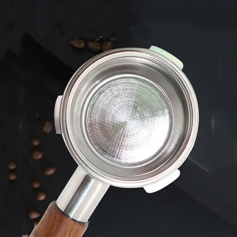 Portafiltro de café con doble boquilla, 58mm, 3 clavos, para Hibrew/Barsetto/Oster/Breville Max VCF-125X/GeviE020DE