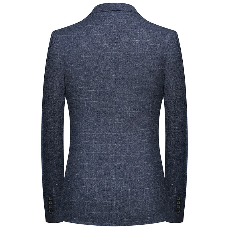 CLASSDIM Brand Men Blazer Men's Striped Print Spring Autumn Suit Jacket Business Casual Style Male Formal Blazers