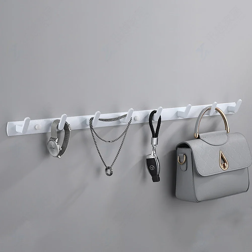 Zauberstab Halfter Kleider haken Kleider handtuch Halfter weiß Aluminium Toilette Flur Haken hängen Regal Schlecht Küchen zubehör