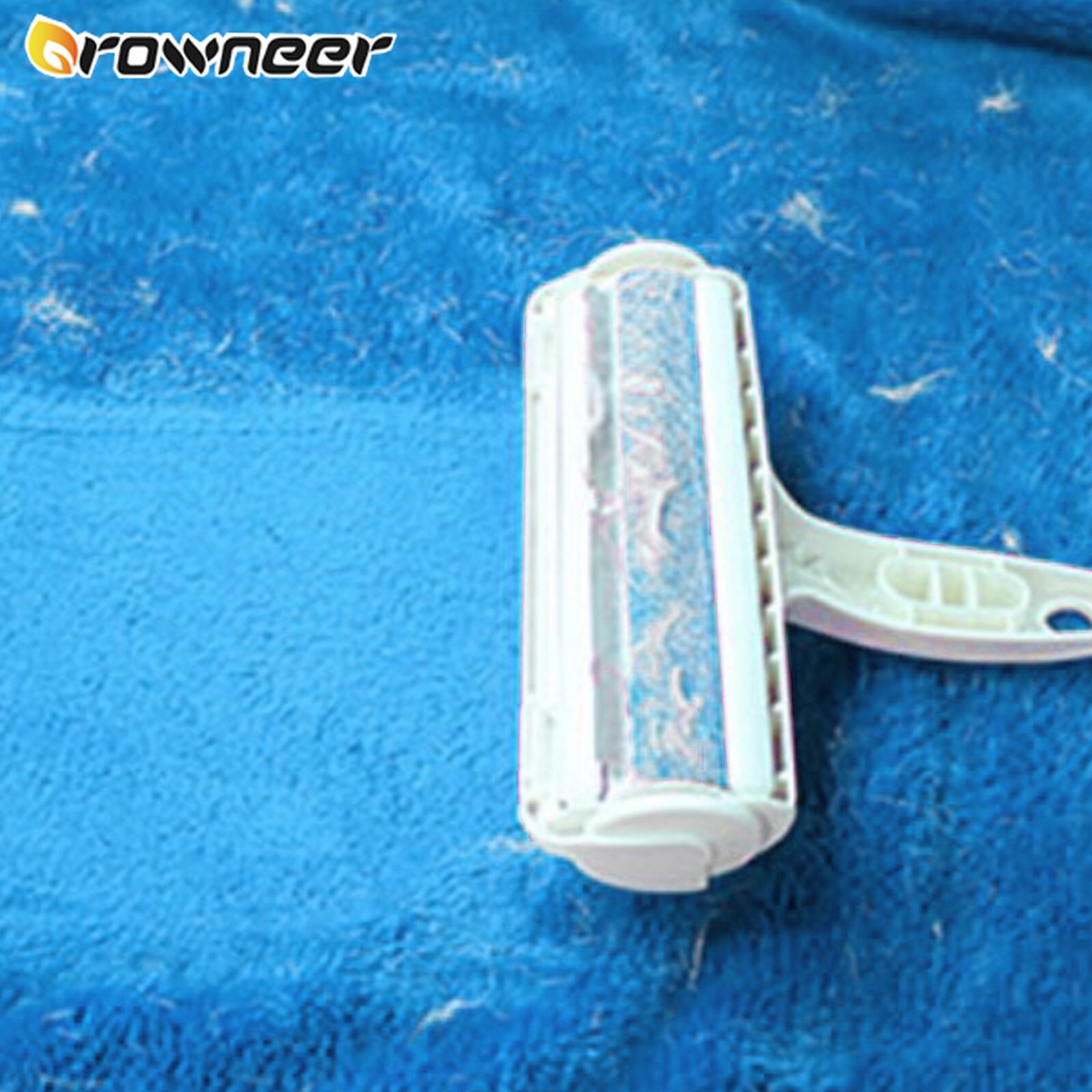 Twee-weg Lint Steken Roller Abs Nylon Pet Hair Remover Gehumaniseerd Handvat Draagbare Kat Oor Tapijten Reinigen Kleding tool