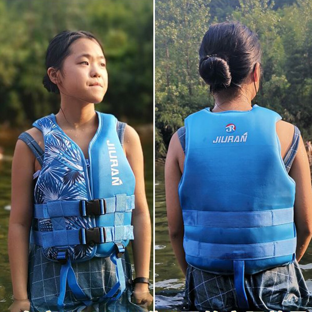 Outdoor rafting universal buoyancy vest diving swimming buoyancy life jackets fishing kayaking boating suit parent-child outfit