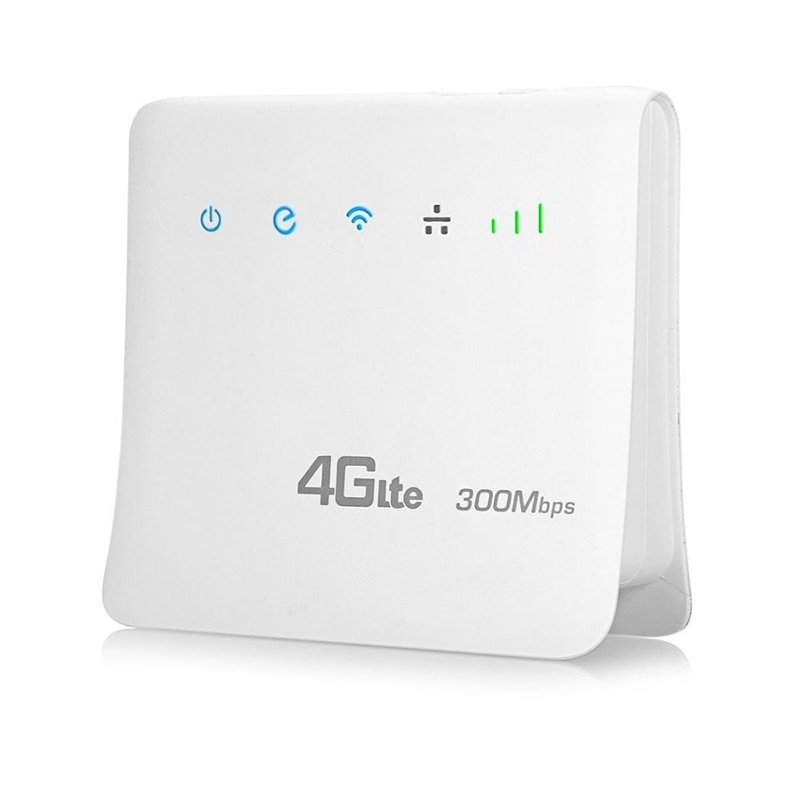 Unlocked 300Mbps Wifi Routers 4G Lte Cpe Mobiele Router Met Lan-poort Ondersteuning Sim-kaart Draagbare Draadloze Router wifi 4G Router