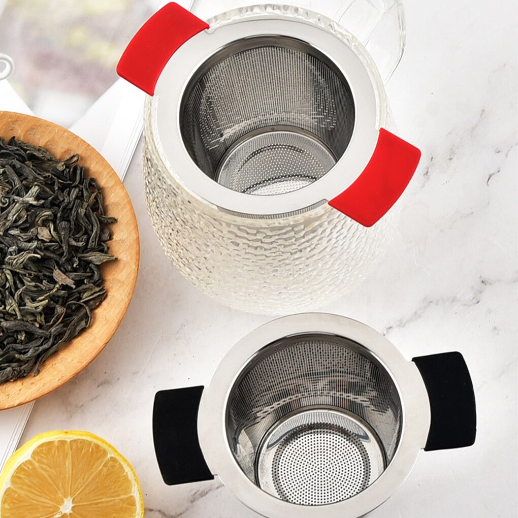 Stainless Steel Tea Strainer Mesh Filter Sifter Reusable Colander Drainer Skimmer Removable Infuser for Coffee Herb Spice