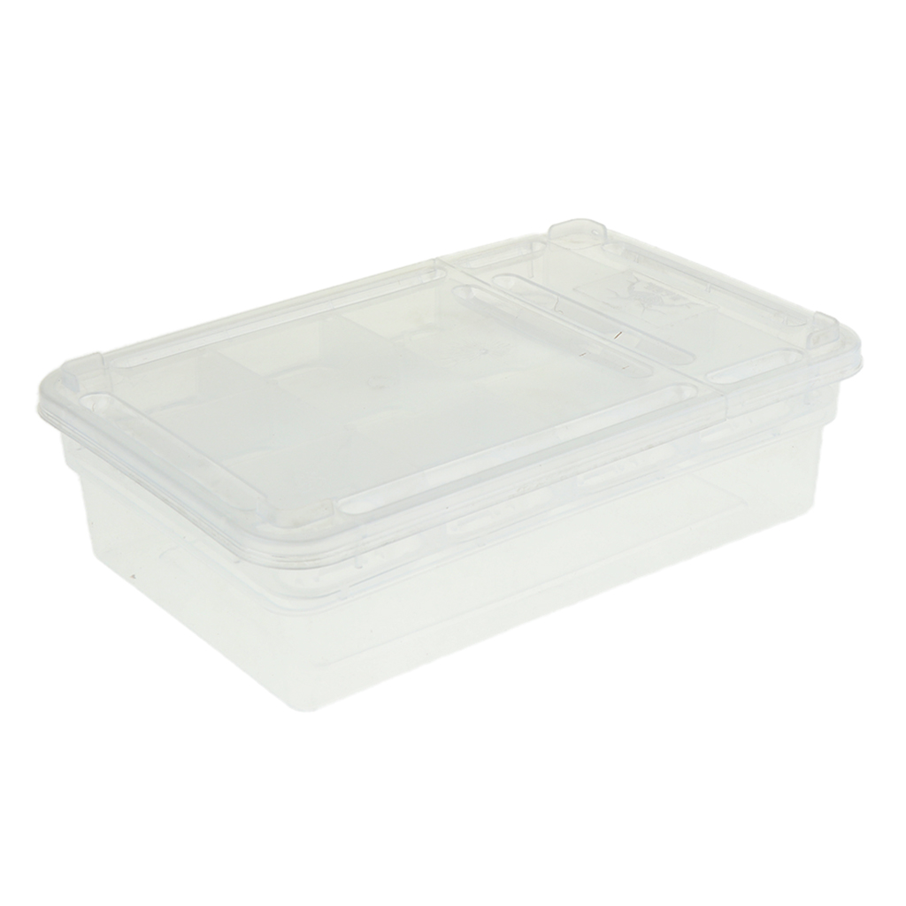 Reptiles Feeding Box Breeding Case Lizard Terrarium Snake Spider Scorpion Tortoise Hatching Container with 24 Compartments