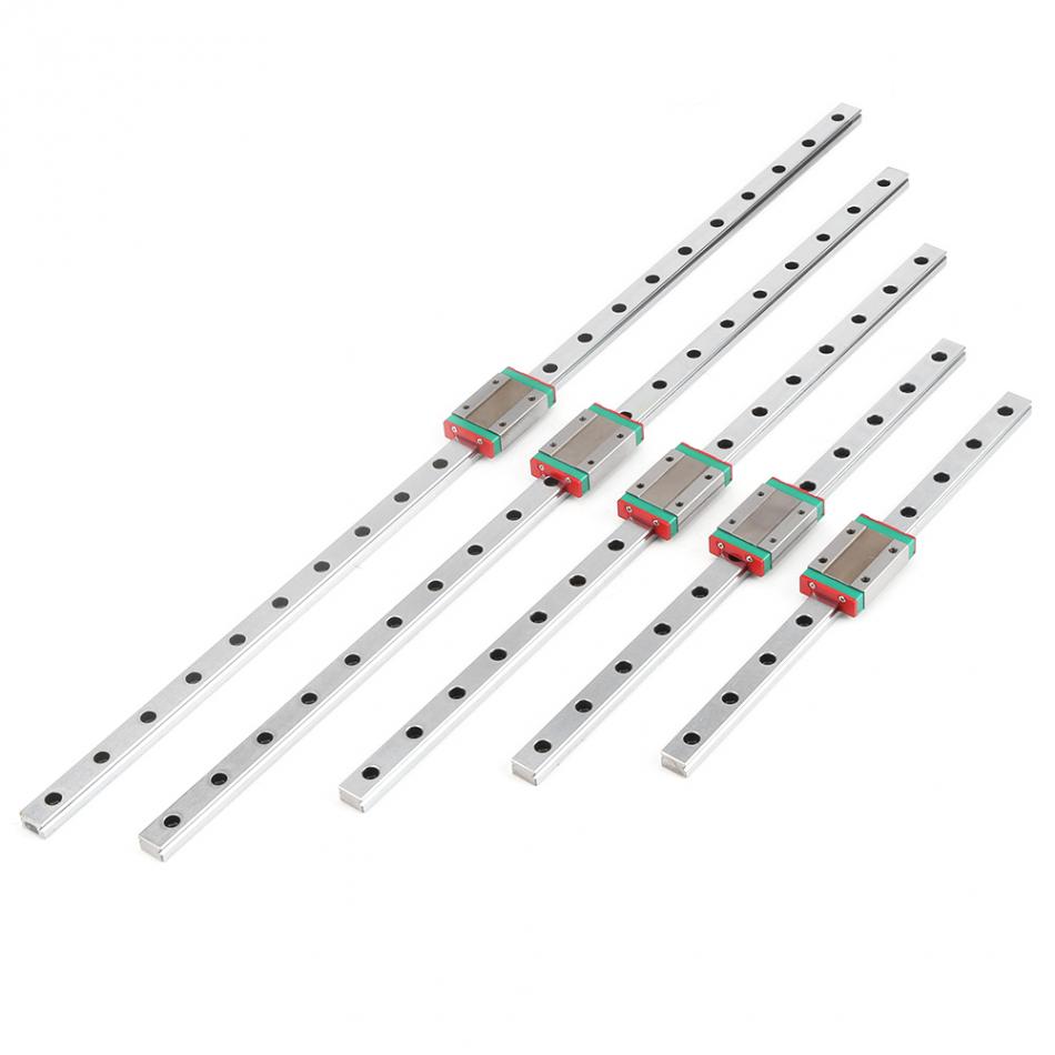 MGN12H Miniature Linear Sliding Rail MGN12H Guide Block 250mm 300mm 400mm 500mm 550mm Transmission Parts Hardware