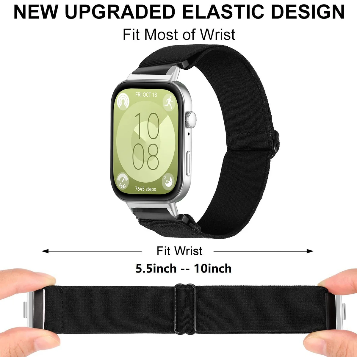 Replacement Watch Band For Huawei Watch Fit 3 2 1 Elastic Nylon Loop Strap Wristband For Huawei Fit3 Bracelet Correa Accessories