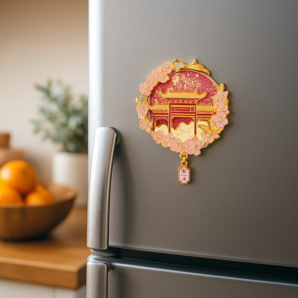 Exquisite Scenic Area Refrigerator Sticker Persona... – Grandado