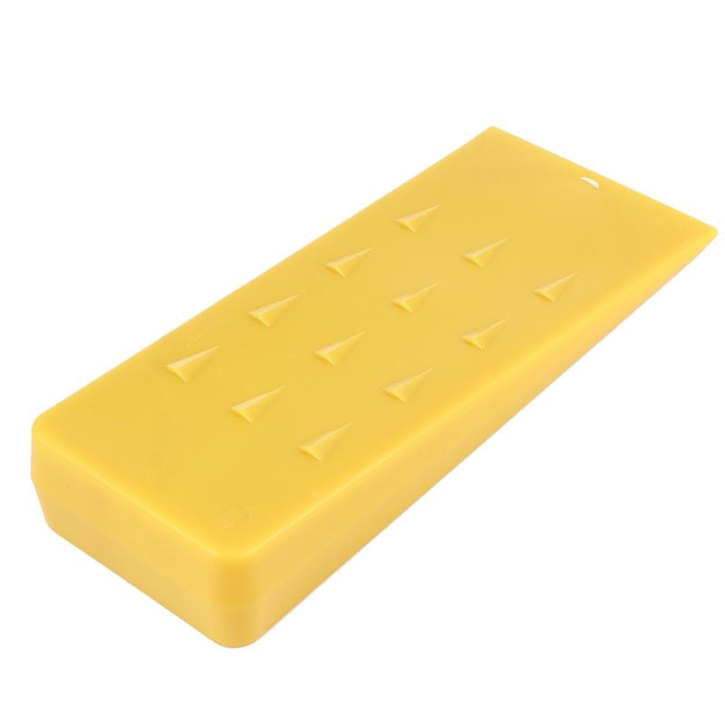 1 ud. Cuña de tala útil dispositivo de registro cuña de tala de plástico herramienta luminiscente duradera cuña de corte de madera portátil