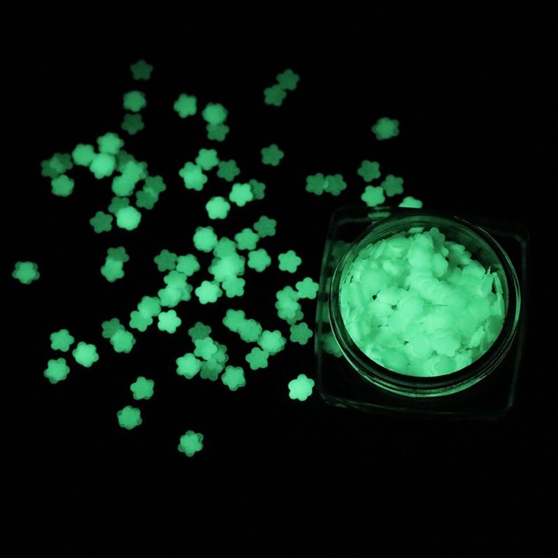 Lichtgevende Pailletten Glow In The Dark Glitters Hars Sieraden Bevindingen Nail Art Craft Pxpc