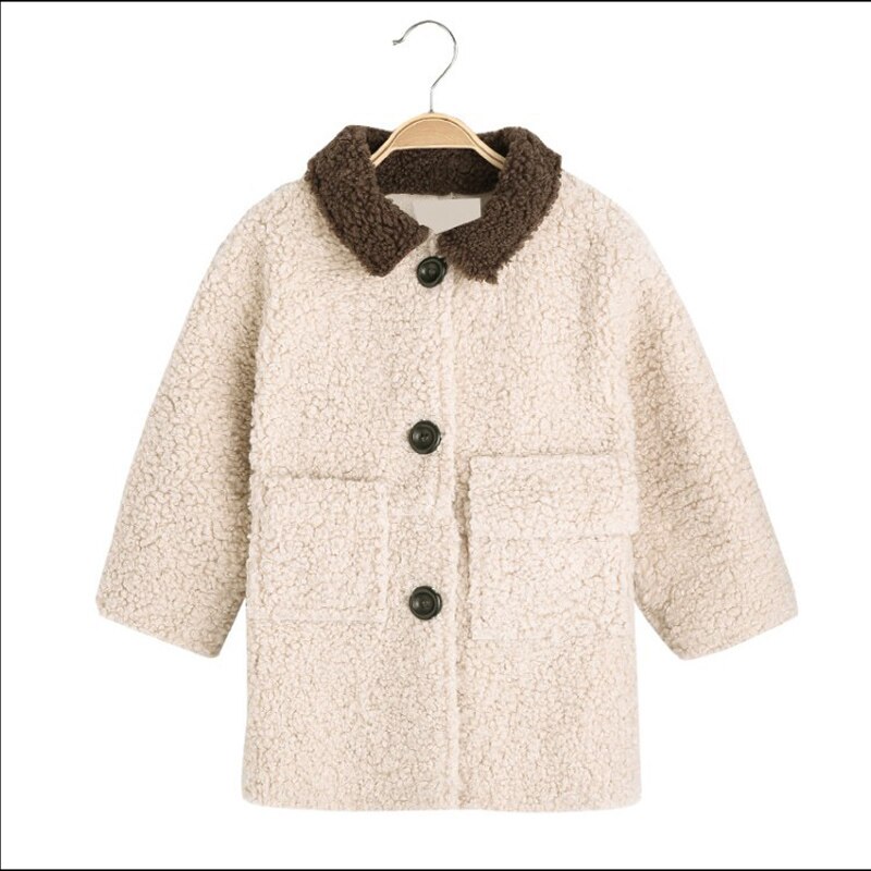 Altay-abrigo grueso de terciopelo para niña, abrigo grueso con cuello vuelto de forro polar, abrigo cálido y amigable con la piel, novedad de , Otoño/Invierno