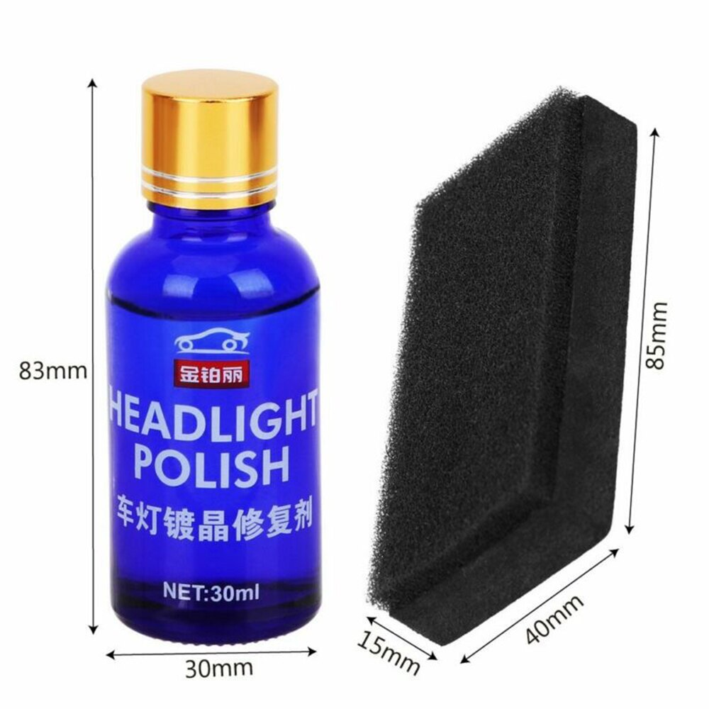 30ML Liquid ceramic Coating Car Crystal Equipment Headlight 30ml Agent Blue Polishes
