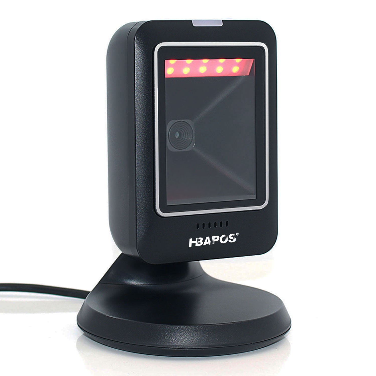 2D Barcode Scanner Usb Alle-Ronde Desktop Automatische Sensing Data Matrix Reader Supermarkt Barcode Reader 1D 2D Qr Code: Default Title