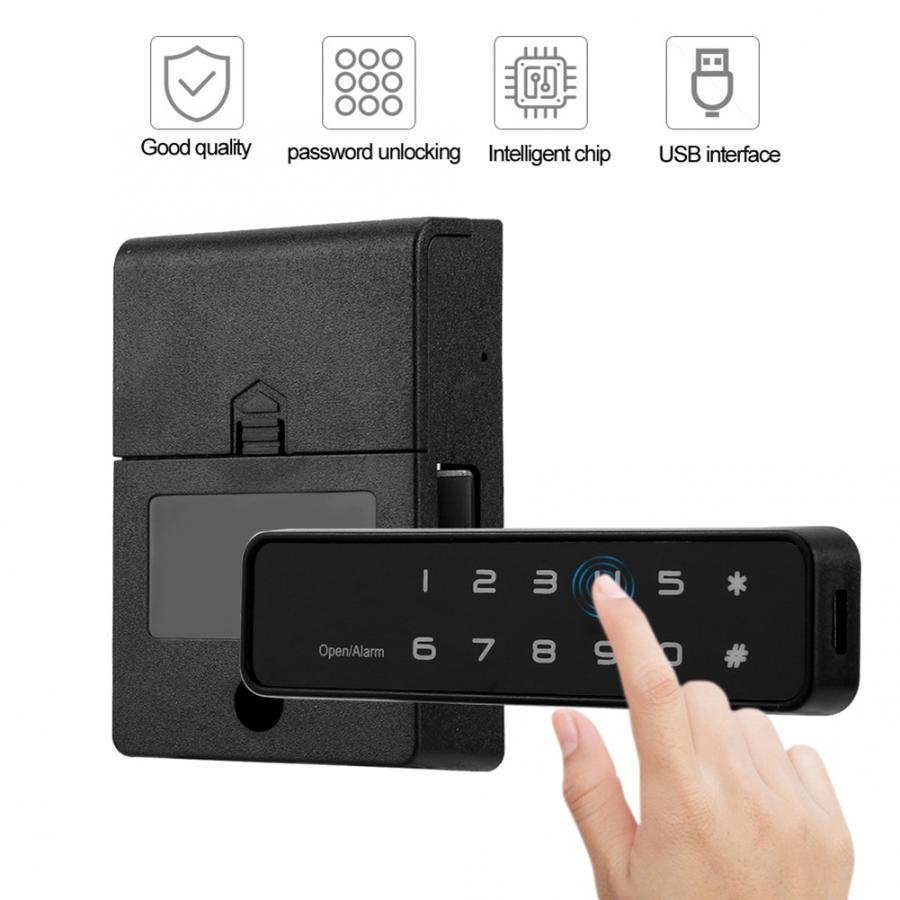 Digitale Elektronische 12 Knop Lock Keyless Wachtwoord Veiligheidsslot voor Lades Kasten cerradura inteligente