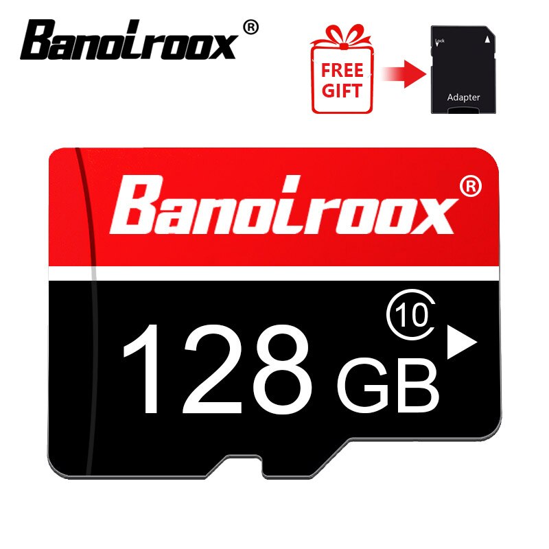 Banolroox Microsd Geheugenkaart 128Gb Micro Sd Kaart Class 10 16Gb 32Gb 64Gb Microsd Tf kaart Voor Smartphone/Camera/Gopro: 128GB