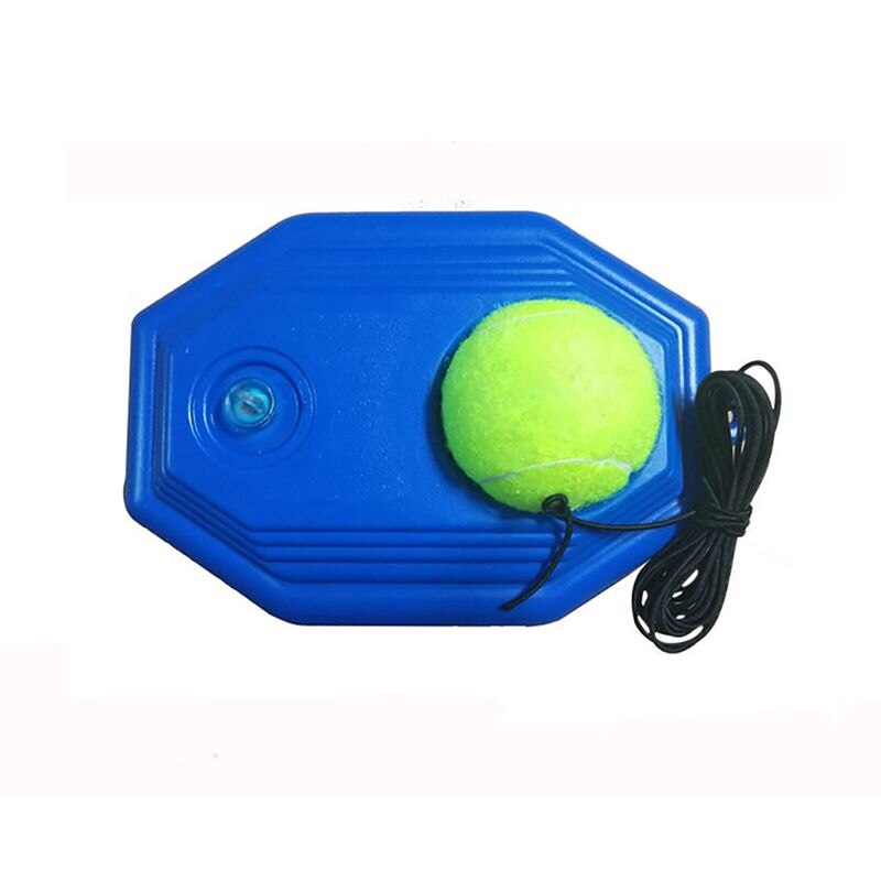 Tennis Ball Trainer Self-study Baseboard Player Training Aids Practice Tool Supply With Elastic Rope Base: Default Title