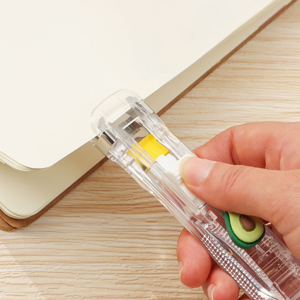 2022 Push Clip Stapler Staple Remover Binder Push Clamp Tape Dispenser Paper Clips Office Supplies Set Desktop Supplies