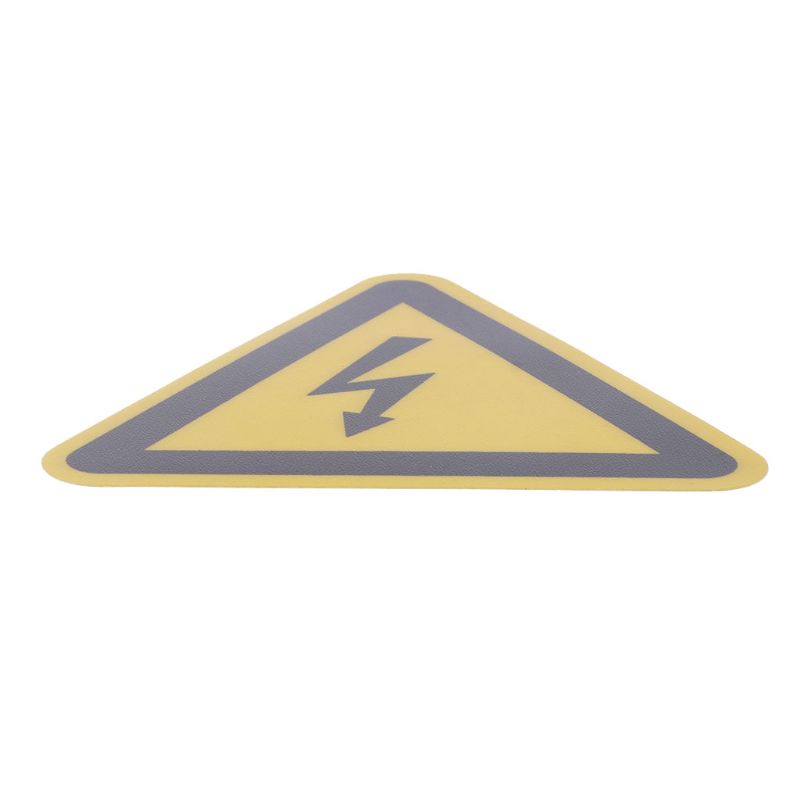 Advarselsmærkat klæbemærkater elektrisk stød fare fare meddelelse sikkerhed 25mm 50mm 100cm pvc vandtæt