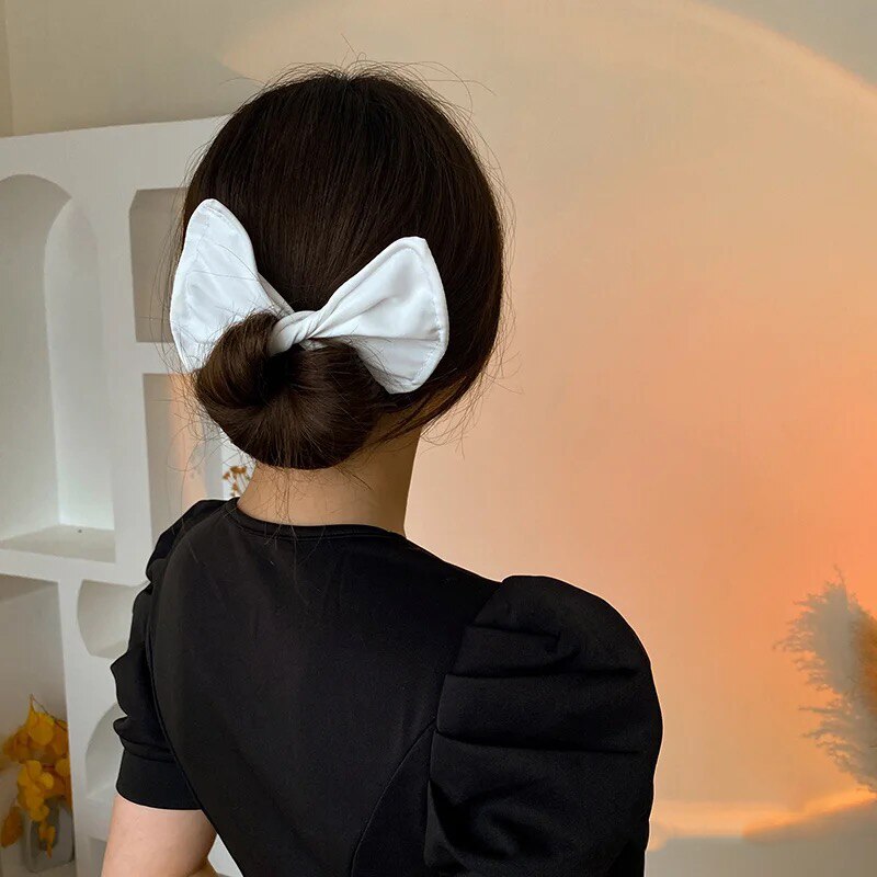 Knot Haar Clip Vrouwen Zomer Hoofdband Print Haarspeld Haarbanden Donut Bun Voormalig Maker Hair Styling Tools