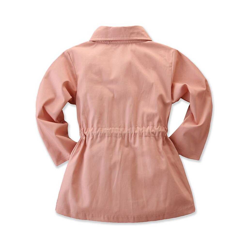 Autumn Spring Jacket For Girls Trench Coat Casual Girl Windbreaker Jacket Child Coat Kids Overcoats Children Long Outerwear