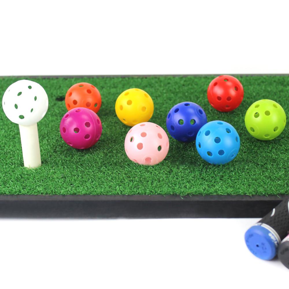20PCS Random Color Golf Hollow Golf Practice Training Sports Ball 41mm 35P: Default Title