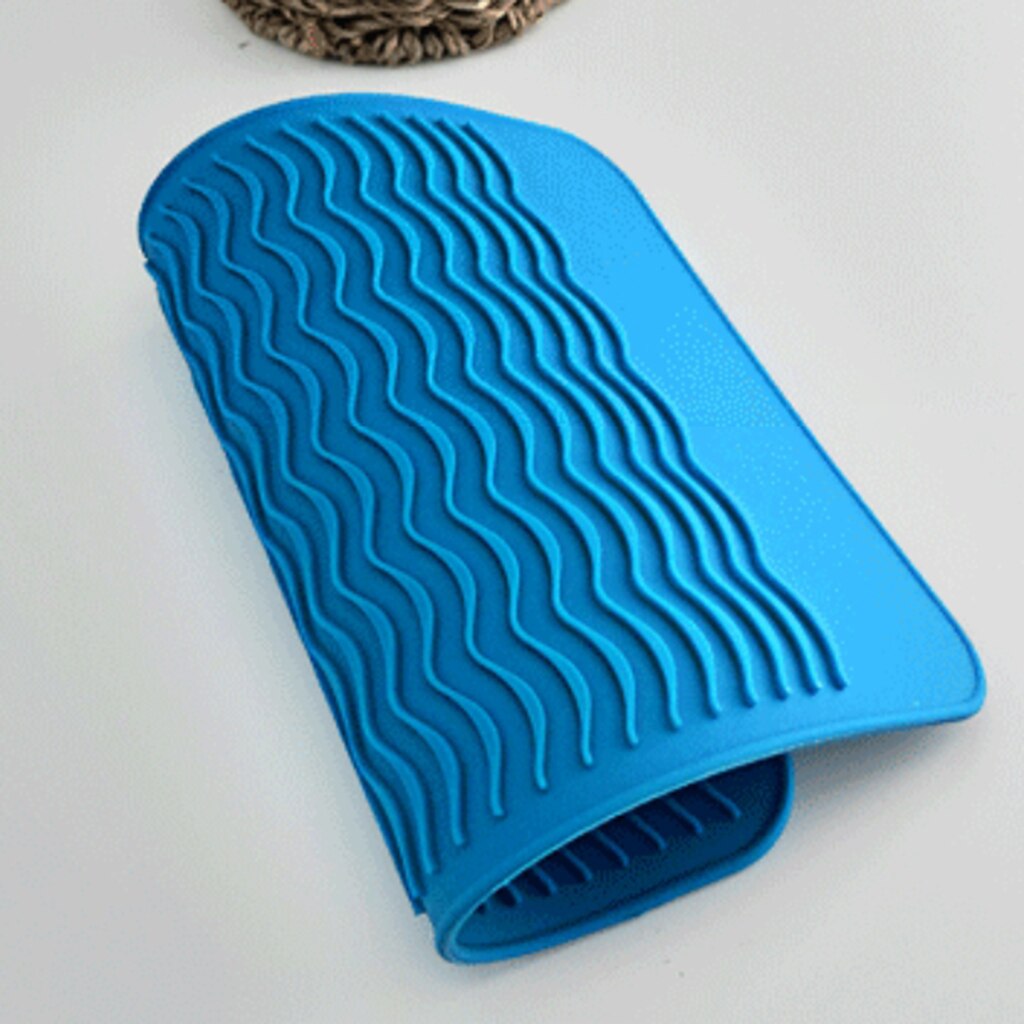 Hair Irons Hair Straightener Heat Proof Mat Hair Drier Non-Slip Pad Large Silicone Heat Proof Mat Soft Heat-resistant Mat