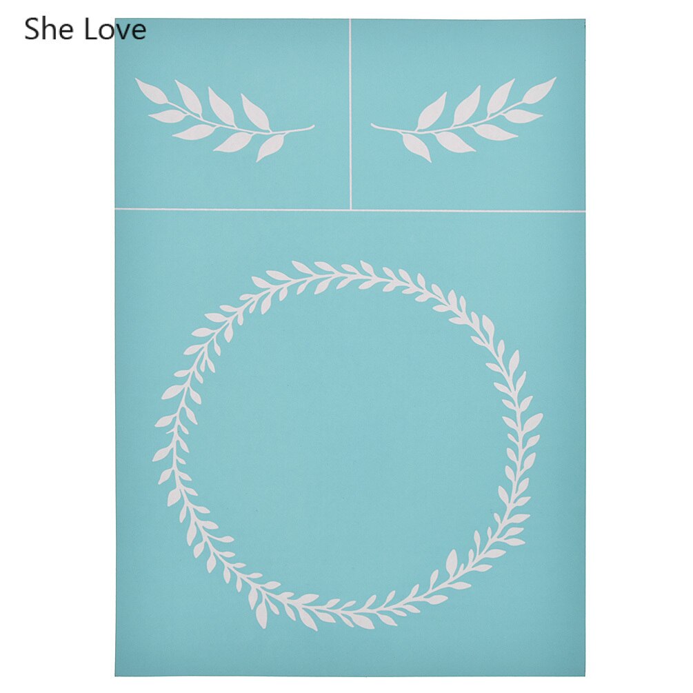 Chzimade god jul tryckta silk screen schabloner klara stämplar för att måla vägg diy scrapbooking heminredning: 07 29.5 x21cm