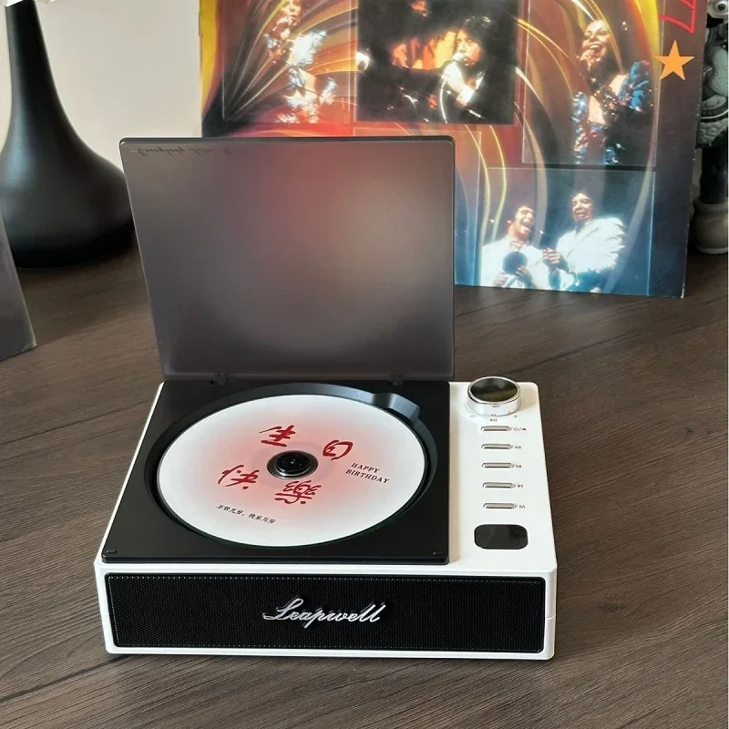 Portable CD Player Walkman Bluetooth Speaker Vintage CD Disk Album Player
