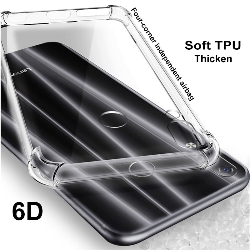 Weiche TPU Silikon Transparent Fall Für Lenovo Z6 Llite Jugend Pro Z5S Z5 K8 Plus Hinweis Kristall Klar Stoßfest Volle abdeckung Fall