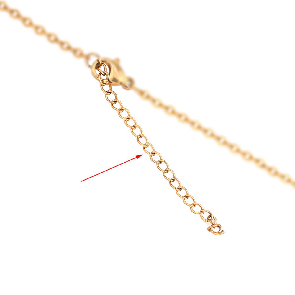 10Pcs Rvs Uitgebreide Uitbreiding Staart Drip Chain Kreeft Sluitingen Connector Diy Sieraden Maken Bevindingen Armband Ketting