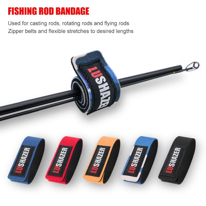Fiskestang omslag bunt elastisk fiskestang feste stropp belter stang binde stang feste stropp belter stang binde fiskeutstyr iscas