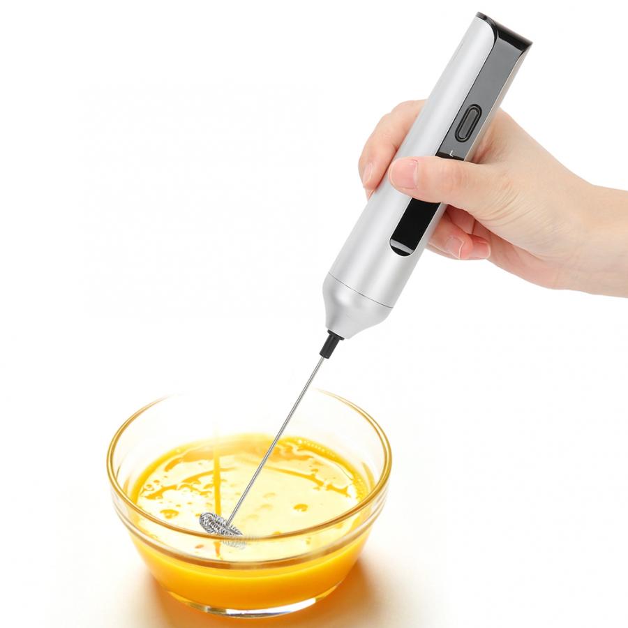 Melkschuimer Handheld Eggbeater Elektrische Usb Opladen Melkopschuimer Keuken Blender Voor Eggbeater Of Melk En Koffie Tore